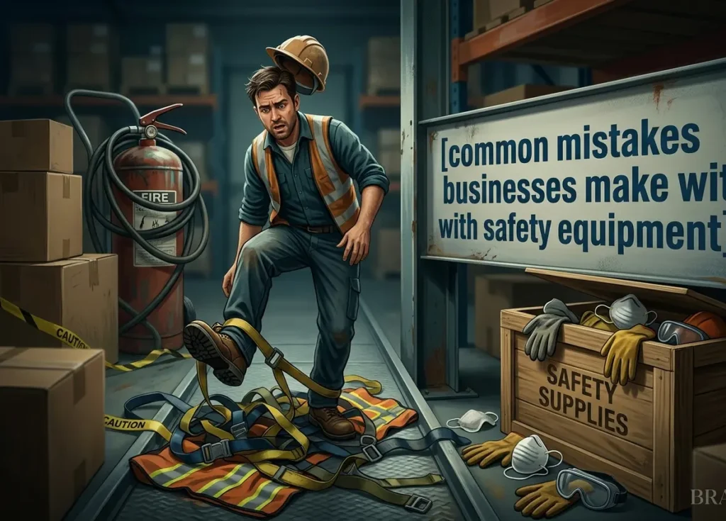 common mistakes businesses make with safety equipment