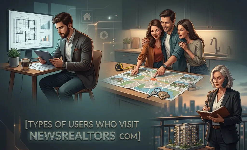 types of users who visit newsrealtors com