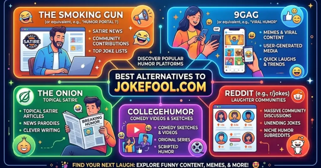 best alternatives to jokefool com