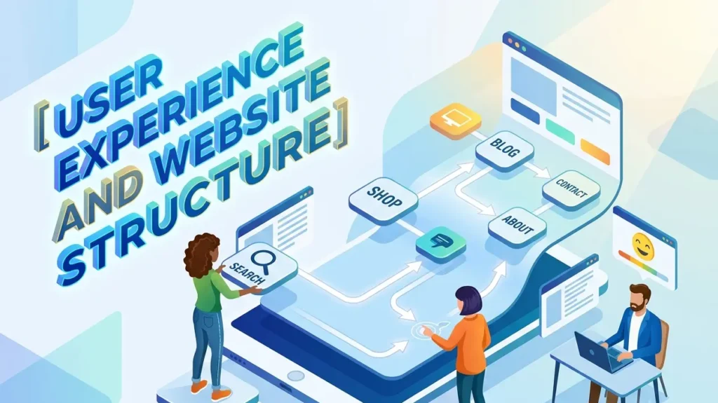 user experience and website structure
